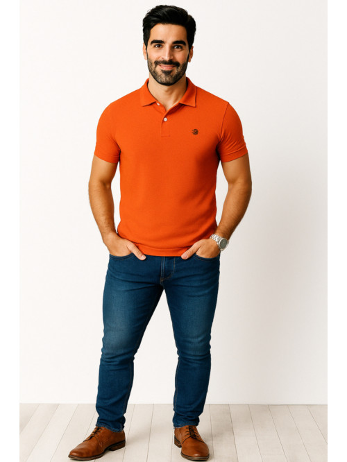 Craggy Turuncu Polo Tişört